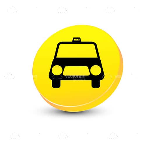 Big Yellow Taxi Icon